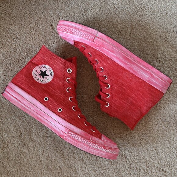 Converse Chuck 70 Overdyed Linen - Red - Picture 1 of 7